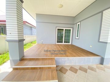 Hot Deal! Only 2.15 MB – Corner Single House on 105 sq.w. in Tapong Land 5, Near Mae Ramphueng Beach & 300 m. from Sukhumvit Road, Tapong, Rayong