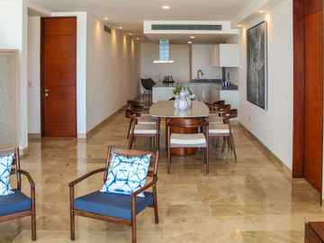 Departamento frente al mar con alberca privada, en venta, Telchac, Yucatán.