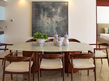 Departamento frente al mar con alberca privada, en venta, Telchac, Yucatán.