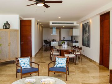 Departamento frente al mar con alberca privada, en venta, Telchac, Yucatán.