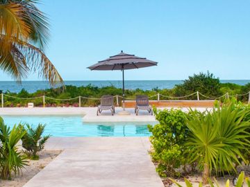 Departamento frente al mar con alberca privada, en venta, Telchac, Yucatán.
