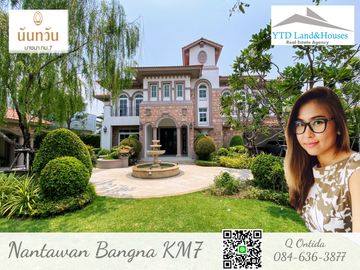 Luxury beautiful house For Sale at Nantawan Bangna km7 85 M.THB