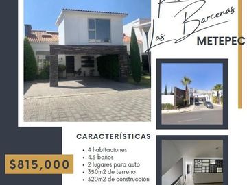 CASA EN VENTA, METEPEC, EDOMEX.