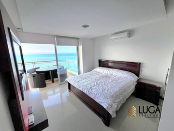 Departamento 3 dormitorios frente al mar y con generador eléctrico propio en Venta sector Barbasquillo, Manta, Ecuador