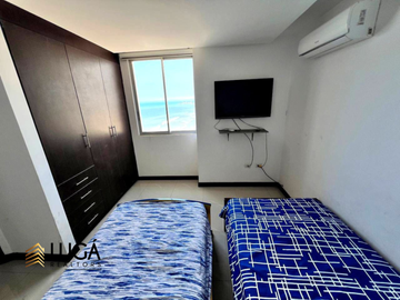 Departamento 3 dormitorios frente al mar y con generador eléctrico propio en Venta sector Barbasquillo, Manta, Ecuador
