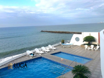 Departamento 3 dormitorios frente al mar y con generador eléctrico propio en Venta sector Barbasquillo, Manta, Ecuador