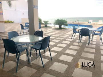Departamento 3 dormitorios frente al mar y con generador eléctrico propio en Venta sector Barbasquillo, Manta, Ecuador