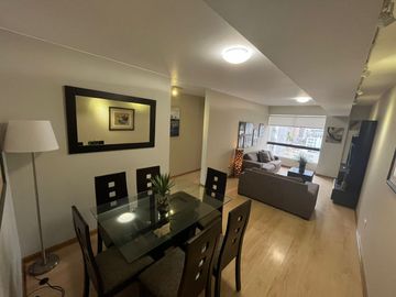 MAGDALENA LIMITE CON SAN ISIDRO ALQUILER DE AMPLIO Y COMODO DEPARTAMENTO DE 92 M2 TOTALMENTE AMOBLADO Y EQUIPADO MUY BIEN UBICADO EN LA RECTA DEL COUN