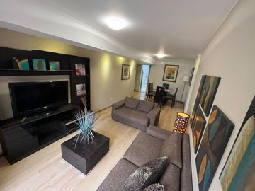 MAGDALENA LIMITE CON SAN ISIDRO ALQUILER DE AMPLIO Y COMODO DEPARTAMENTO DE 92 M2 TOTALMENTE AMOBLADO Y EQUIPADO MUY BIEN UBICADO EN LA RECTA DEL COUN