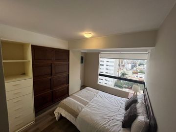 MAGDALENA LIMITE CON SAN ISIDRO ALQUILER DE AMPLIO Y COMODO DEPARTAMENTO DE 92 M2 TOTALMENTE AMOBLADO Y EQUIPADO MUY BIEN UBICADO EN LA RECTA DEL COUN