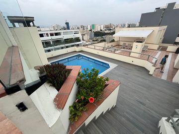 MAGDALENA LIMITE CON SAN ISIDRO ALQUILER DE AMPLIO Y COMODO DEPARTAMENTO DE 92 M2 TOTALMENTE AMOBLADO Y EQUIPADO MUY BIEN UBICADO EN LA RECTA DEL COUN