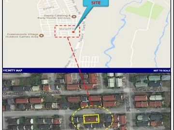 House and Lot For Sale in Lot 4 and 5, Block 12, Moss Avenue, Greenwoods Village,Dasmariñas, Cavite