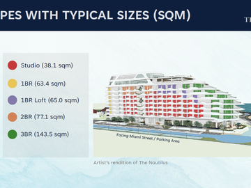 Super Spacious Preselling 3 Bedroom Beachfront Condo in Calatagan Batangas For Sale
