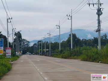 Land for sale on main road, Mae Rim, Chiang Mai size 13 rai, Near Si-Boon-Rueang Intersection Summit Green Valley Golf Course, Wat Pa Dara Phirom, 76