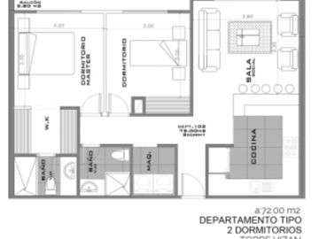 DEPARTAMENTO EN VENTA EN SANTA LUCIA QUITO