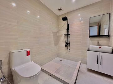 Discover contemporary luxury in this brand new three-story duplex house and lot, perfectly situated in the esteemed Greenwoods Executive Village.