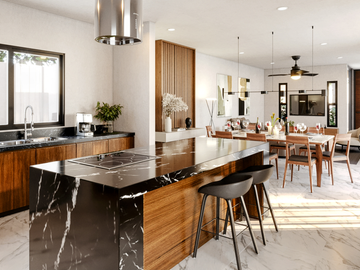 CASA EN PRE-VENTA EN MERIDA, 1 PLANTA CON PISCINA