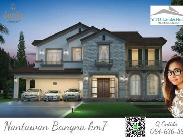 Luxury house For Sale (with tenant) at Nantawan Bangna km7 39,9 M.THB (English version below)