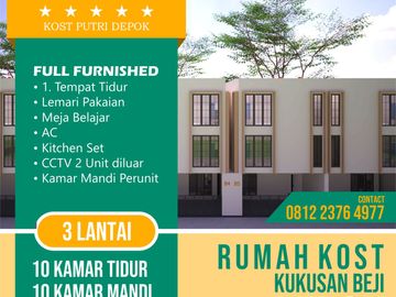 JUAL RUMAH KOS KOSAN DI UI DEPOK | JUAL KOST KOSAN DI BEJI LOKASI DEKAT UI DEPOK SELATAN JAKARTA