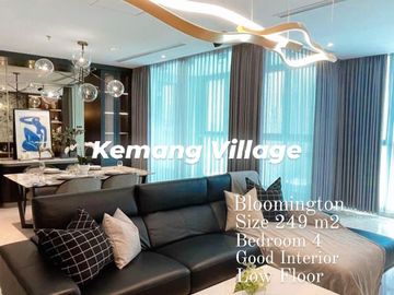 Kemang Village Bloomington 4BR Low Floor Good Unit