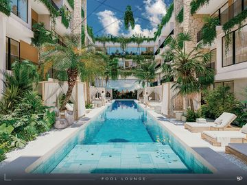 DEPARTAMENTO ESTUDIO/ REGION 8, TULUM/ PREVENTA/ LLAVE EN MANO/ ROI /PLUSVALIA.
