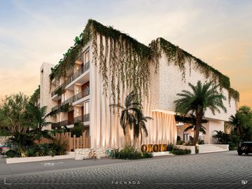 DEPARTAMENTO ESTUDIO/ REGION 8, TULUM/ PREVENTA/ LLAVE EN MANO/ ROI /PLUSVALIA.