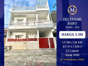 Dijual Rumah Deltasari Baru Waru Sidoarjo Murah Dekat Siwalankerto Kutisari Rungkut Bandara
