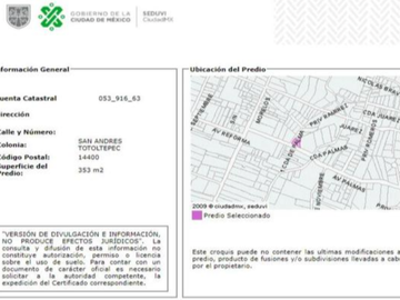CASA EN VENTA EN TLALPAN