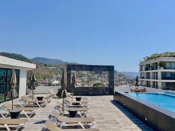 Departamento en venta con rooftop, alberca y vistas 360, Torre 21