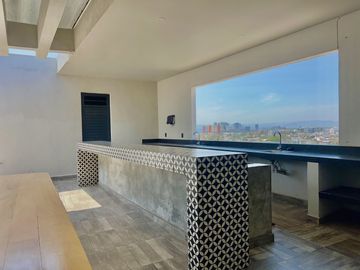 Departamento en venta con rooftop, alberca y vistas 360, Torre 21