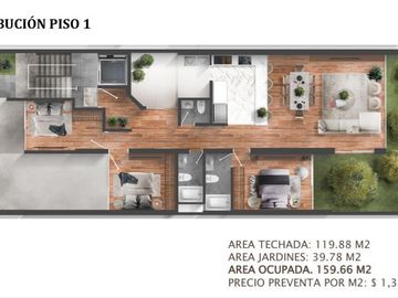 PROYECTO DE 4 DEPAS EN URB VALLE ESCONDIDO