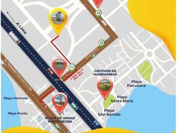 VENTA DE LOTES COMERCIALES 165 M² PANAMERICANA SUR KM 44.5 PUNTA NEGRA
