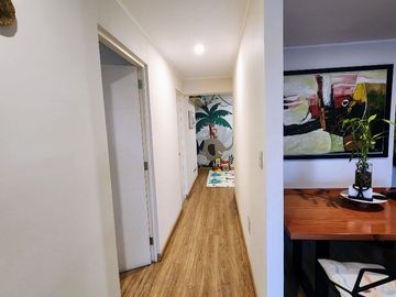 Venta bonito departamento con muy buenos acabados de dos dormitorios y sala de estar