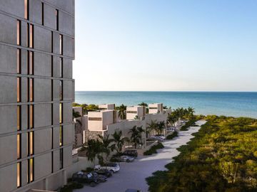 Penthouse en primera fila del mar en Telchac Yucatán