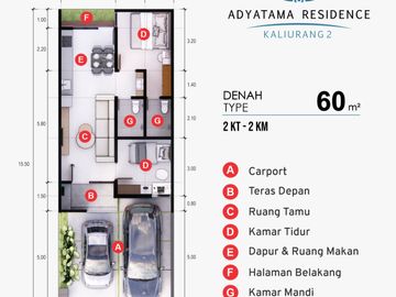 Rumah Tropis Minimalis di Sleman dekat Kampus UII