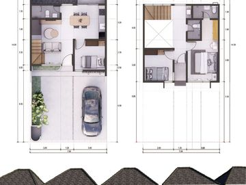 Rumah Cantik Modern Tropis di Sleman dekat Sekolah Internasional Budi Mulia 2