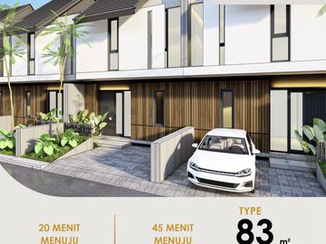 Rumah Minimalis Modern di Bantul dekat Waterpark Ciputra
