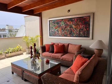 VENTA DE ESPECTACULAR DUPLEX PRIME EN ZONA EXCLUSIVA, CHACARILLA