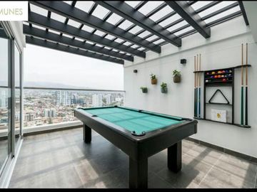 Lindo Mini-Dpto, 40 m2, amoblado, 1 dorm, 1 baño, zona exclusiva, vista panorámica