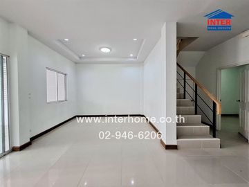 2-storey townhouse, 23 sq m, The Money Village, Rangsit-Khlong Sam, near Big C Khlong 3, Rangsit-Nakhon Nayok Road, Khlong Sam Road, Khlong Luang, Pat