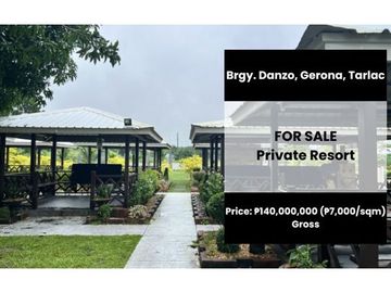 FOR SALE: Private Resort in Gerona, Tarlac