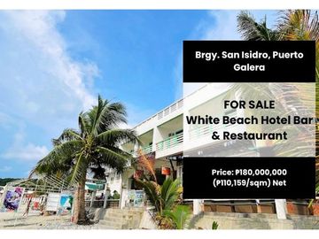 FOR SALE: White Beach Hotel Bar & Restaurant in Puerto Galera