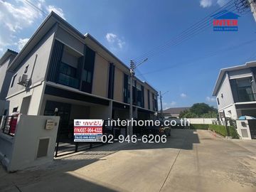 2-storey townhouse, 21.9 sq.w., The Riva Village, Lam Luk Ka Ring Road, Khlong 5, Lam Luk Ka Road, Khlong 5 Road, west side, Lam Luk Ka, Pathum Thani