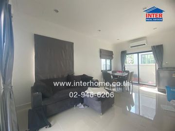 2-storey townhouse, 21.9 sq.w., The Riva Village, Lam Luk Ka Ring Road, Khlong 5, Lam Luk Ka Road, Khlong 5 Road, west side, Lam Luk Ka, Pathum Thani