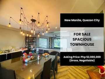 FOR SALE: SPACIOUS TOWNHOUSE IN NEW MANILA