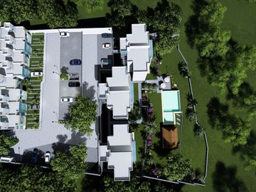 Excelente departamento en PB de 2 recamara con alberca en la Col. San Anton En Cuernavaca, MOr.
