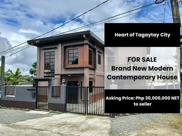 FOR SALE: Brand New Modern Contemporary House in Tagaytay