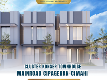 jual rumah daerah cimahi tengah, akses masuk mobil di cipageran dekat ke kantor pemkot cimahi