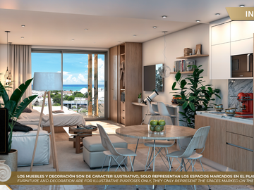 VENTA DEPARTAMENTOS EN PLAYA DEL CARMEN, A PASOS DEL MAR Y LA FAMOSA 5TA AVENIDA.
