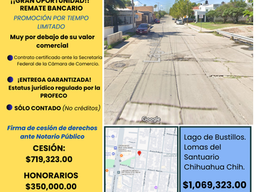 ¡¡Gran Oportunidad!! Remate Bancario-Laguna de Bustillos, Lomas del Santuario-Chihuahua,Chihuahua